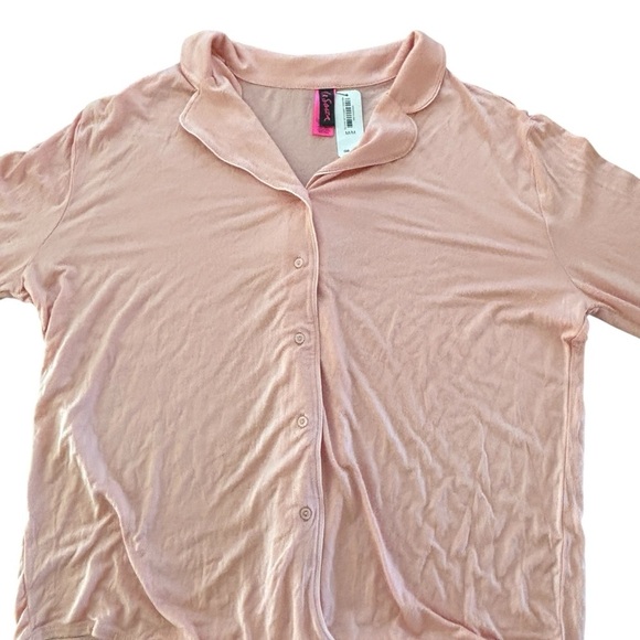 La Senza Woman’s Pink Button-Up Pyjama Shirt New With Tags Size Medium - Picture 4 of 4